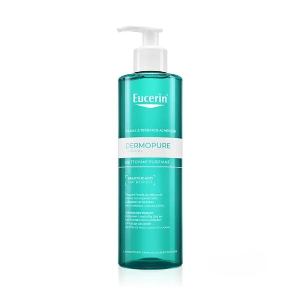 EUCERIN
DERMOPURE CLINICAL - Nettoyant Purifiant - Visage et Corps - Peaux à Tendance Acnéique, 400ml